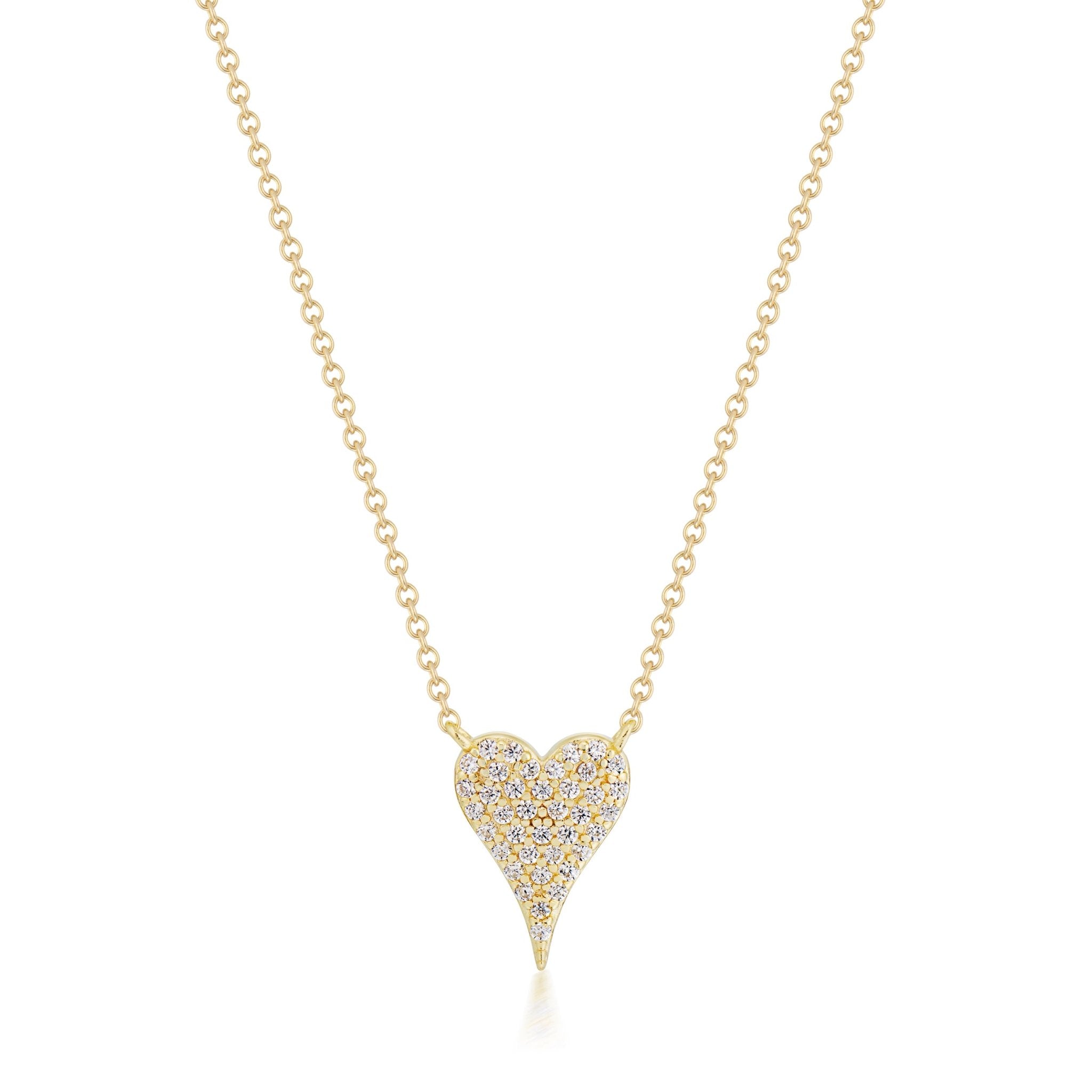 Pavé Heart Necklace by elliparr