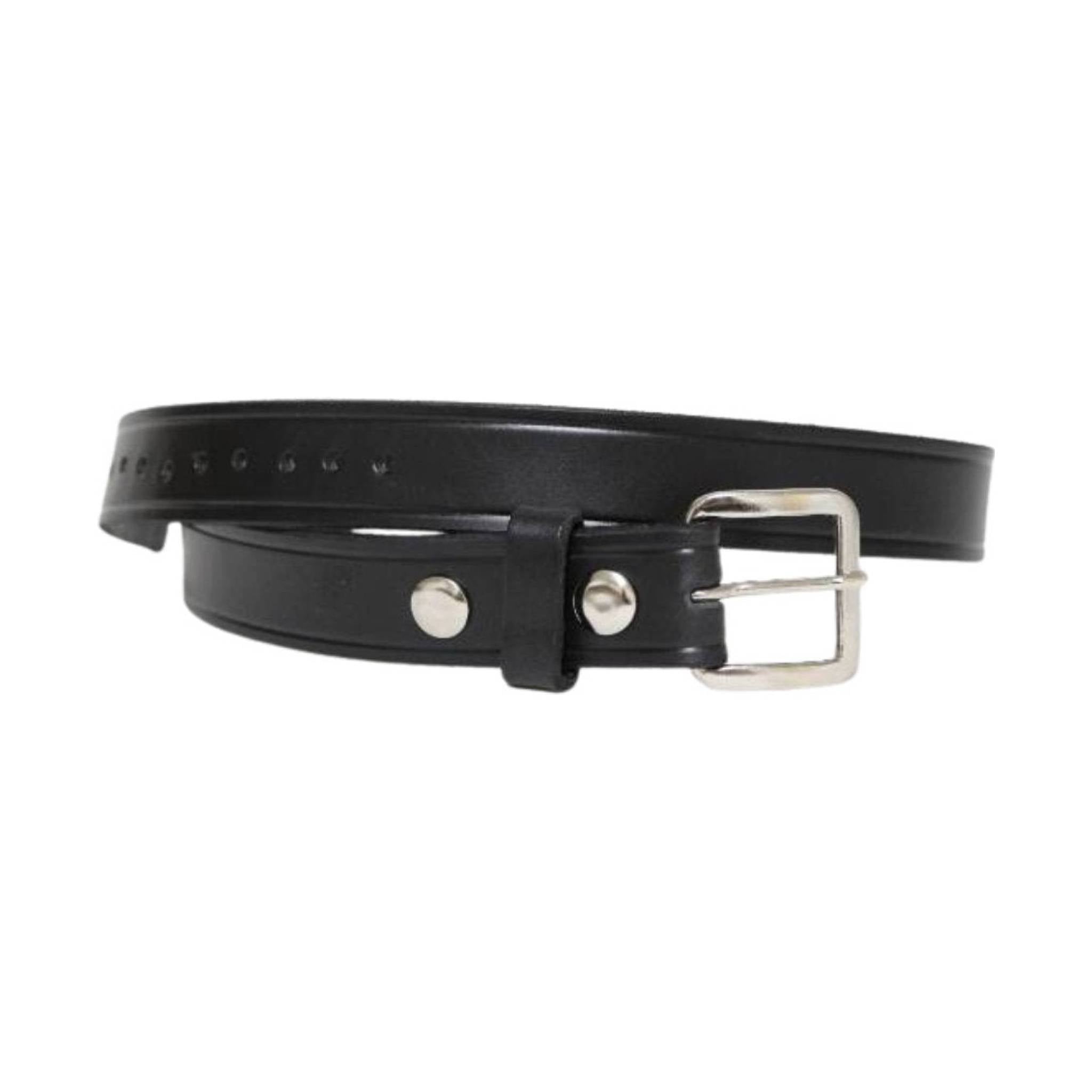 P&B Amish Men's Leather Belt - Black by Lenny's Shoe & Apparel