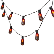 Halloween 10 Light 'Bloody' Flicker Flame Light Set