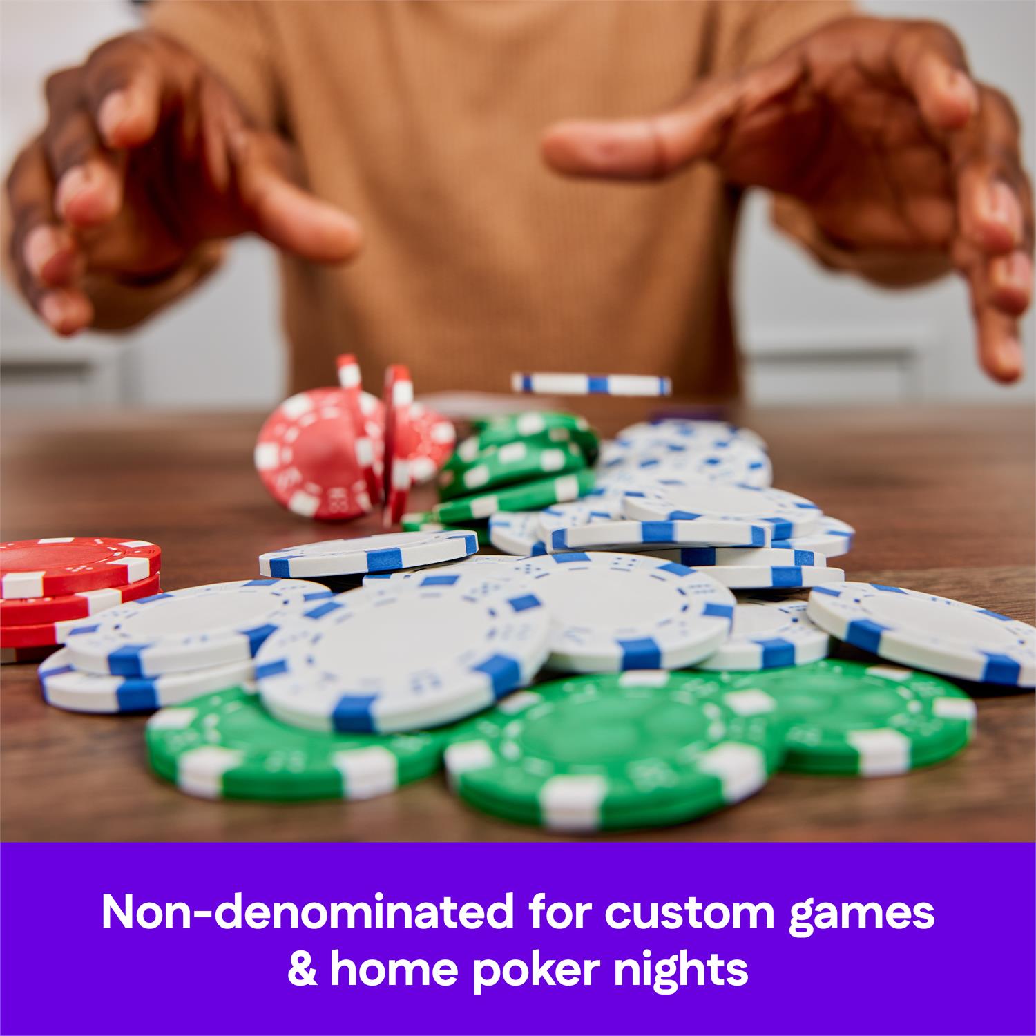 Poker Chips Casino Style 100pc by Homeportonline