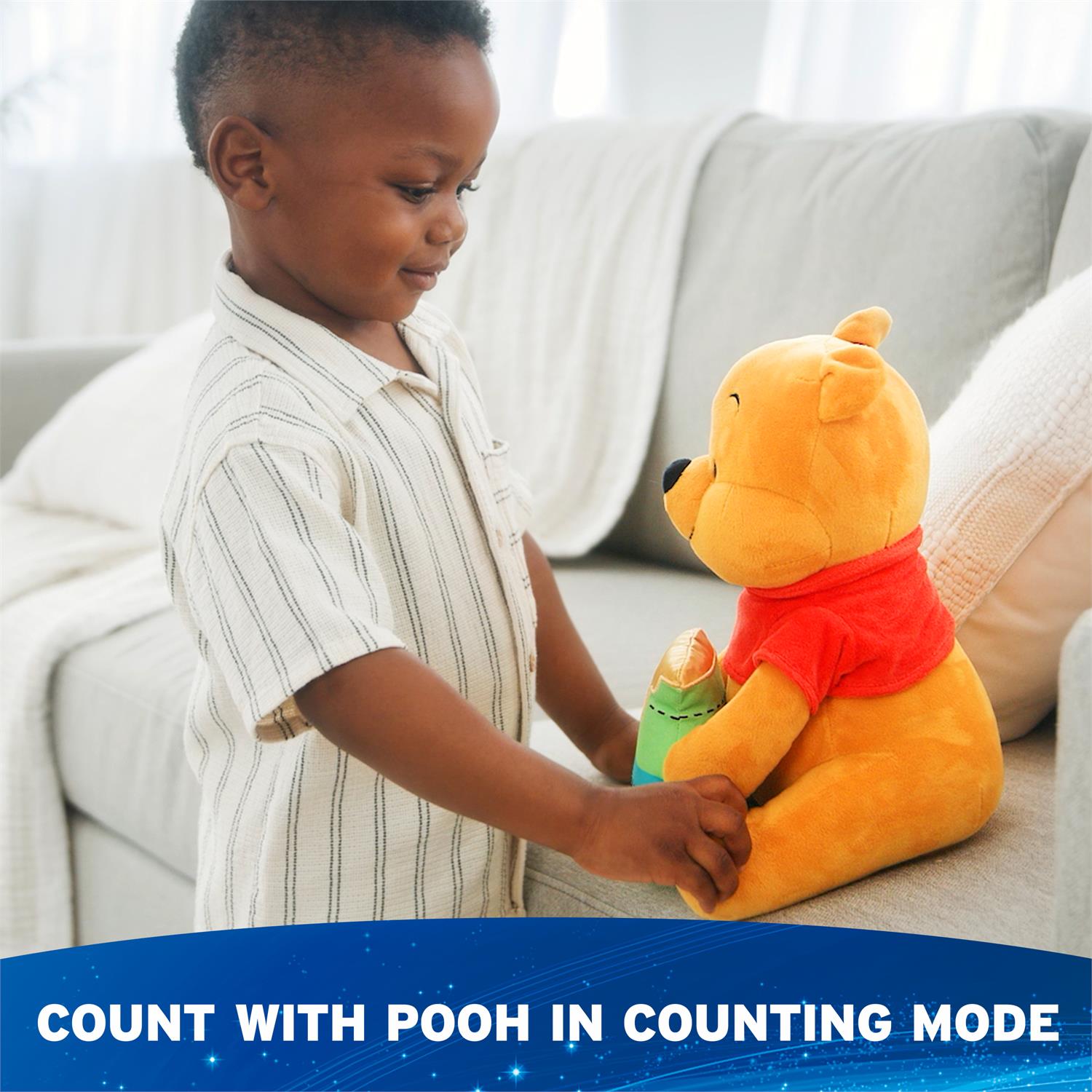 Peek-a-Boo Winnie the Pooh Animated Plush