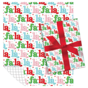 Holiday Roll Wrap – Festive Fa La La – 30" x 168"