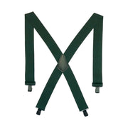 Perry 2 Inch Clip On Suspenders - Hunter Green by Lenny's Shoe & Apparel
