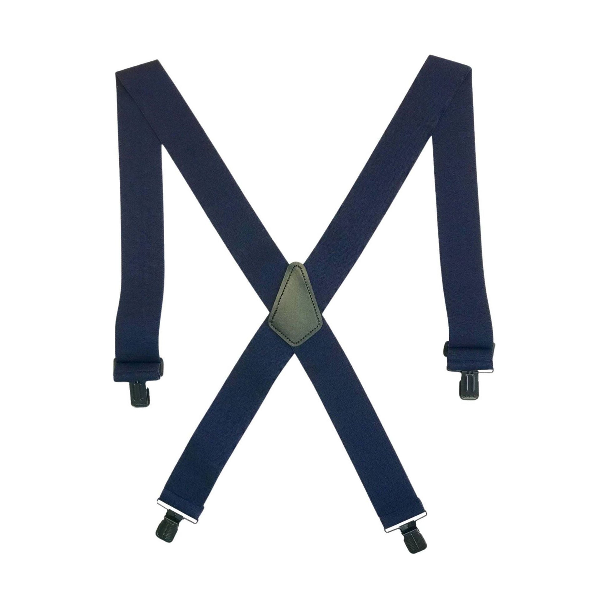 Perry 2 Inch Clip On Suspenders - Navy by Lenny's Shoe & Apparel