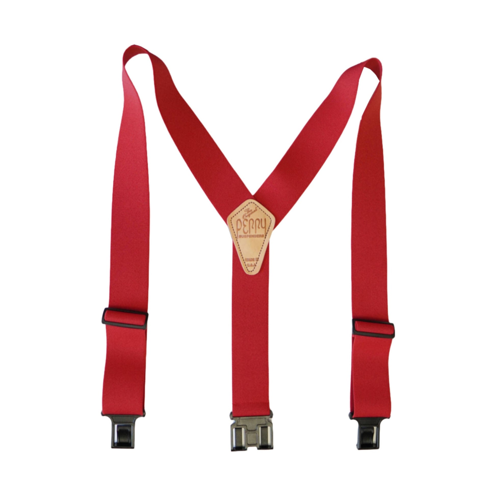 Perry Original Suspenders - Red by Lenny's Shoe & Apparel