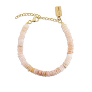 Pink Opal Heishi Bracelet by elliparr