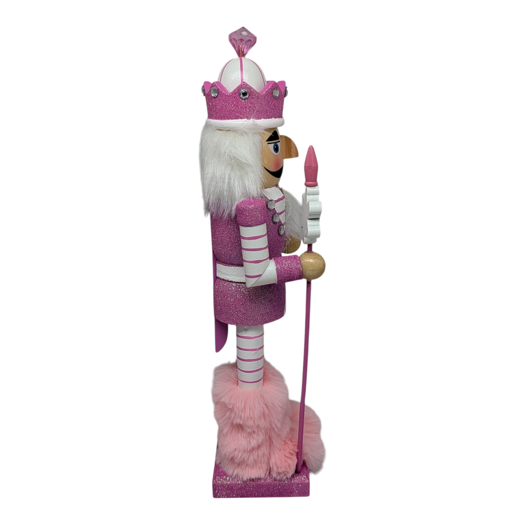 Pink Snowflake Nutcracker