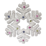 Garland Tinsel Snowflake  Wall Hanging