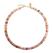 Pink Opal Collar Necklace by elliparr