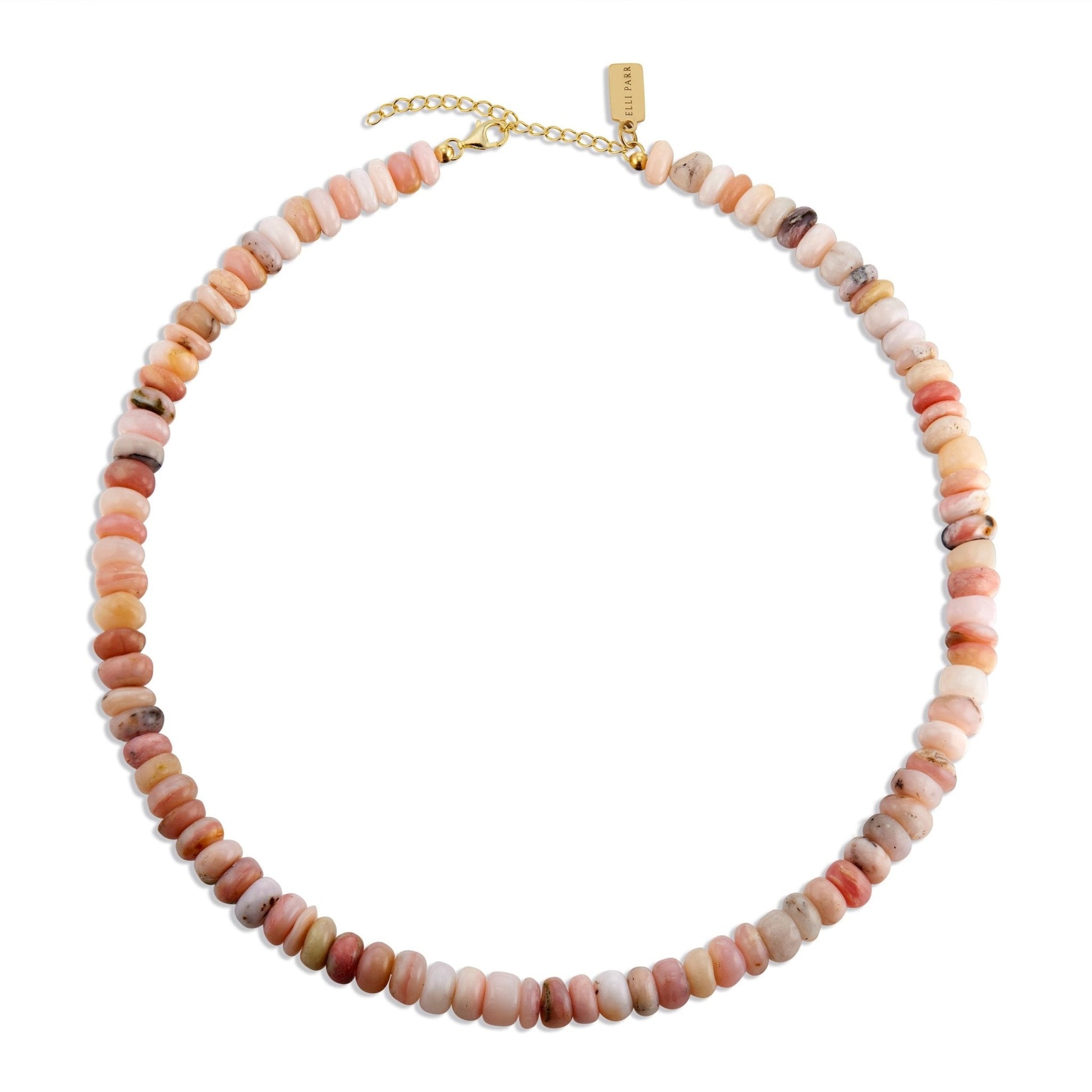 Pink Opal Collar Necklace by elliparr