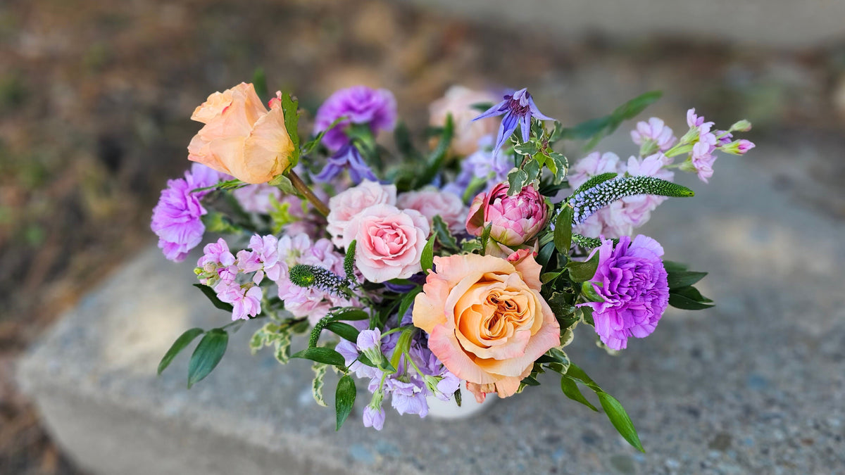 Pink + Purple Arrangement - Designer's Choice