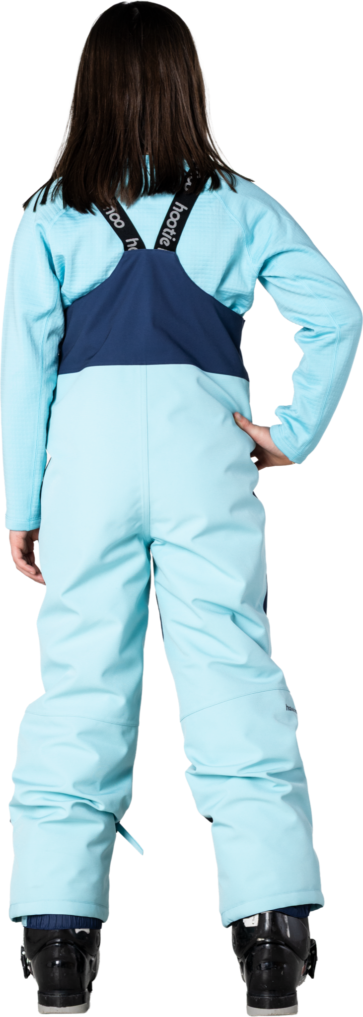 Kids Pinnakle Insulated Bib Snow Pants - Sea Blue/Turquoise