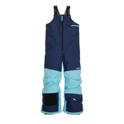 Kids Pinnakle Insulated Bib Snow Pants - Sea Blue/Turquoise