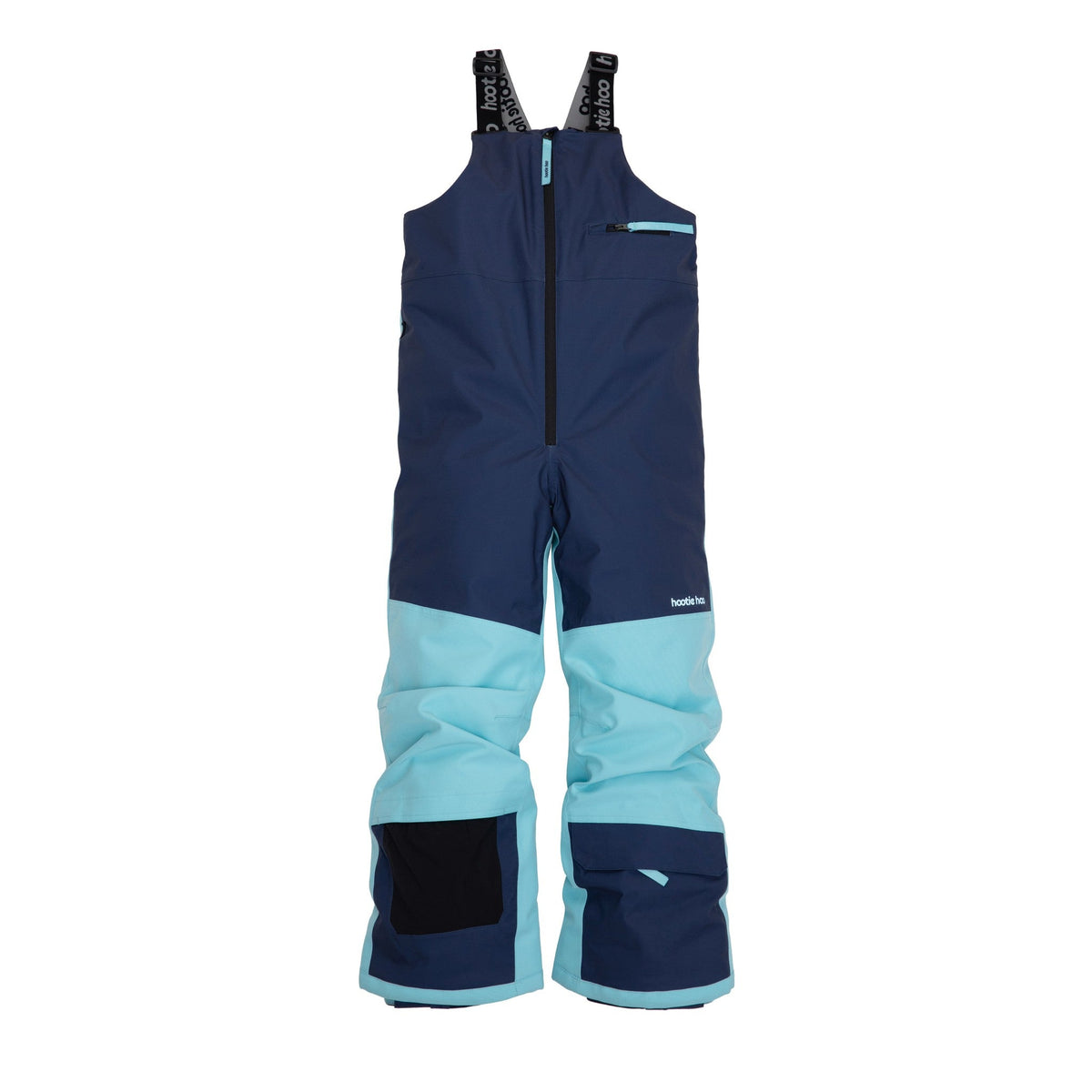 Kids Pinnakle Insulated Bib Snow Pants - Sea Blue/Turquoise