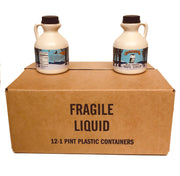 Case of 12 One Pint Jugs of Maple Syrup, Perfect for Favors or to Say Thanks by Barred Woods Maple