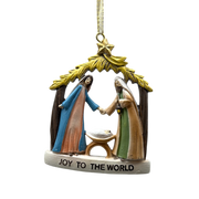 Joy to the World Nativity Ornament
