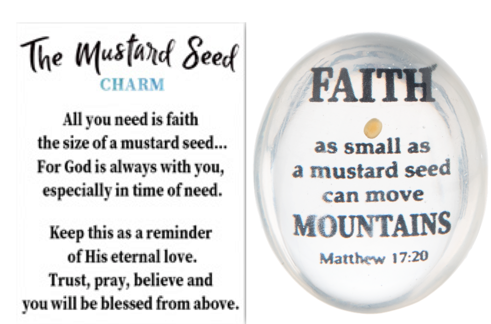 Mustard Seed Charm - A Symbol of Faith and Inspiration