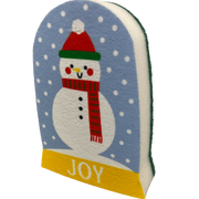 Holiday Sponge - Joy Snowglobe