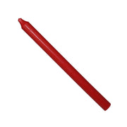 Rustic Taper Dinner Candle - 12 Inch Red