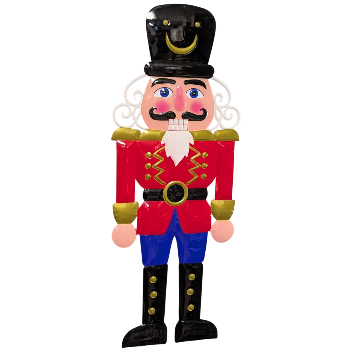 Metal Nutcracker Stake - 38 Inch