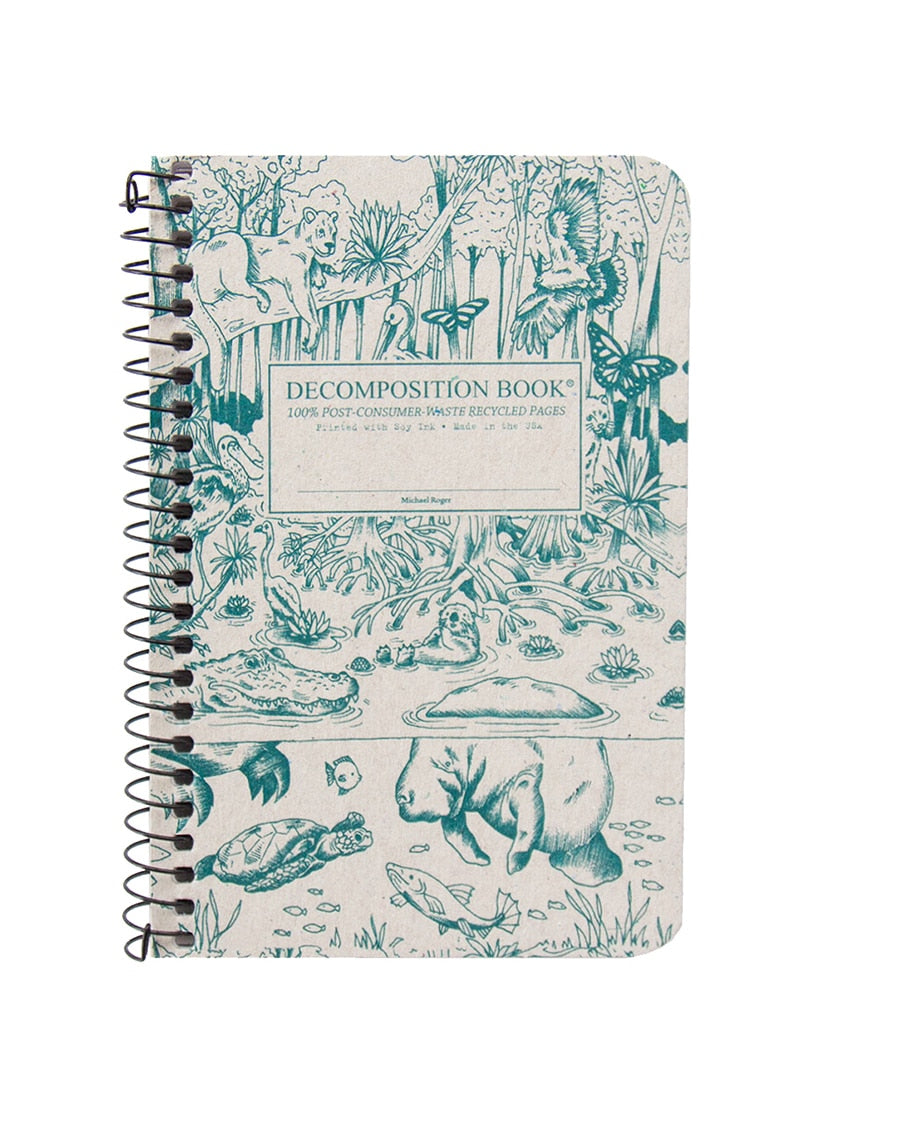 Decomposition Notebook - Pocket Spiral - Everglades by Homeportonline