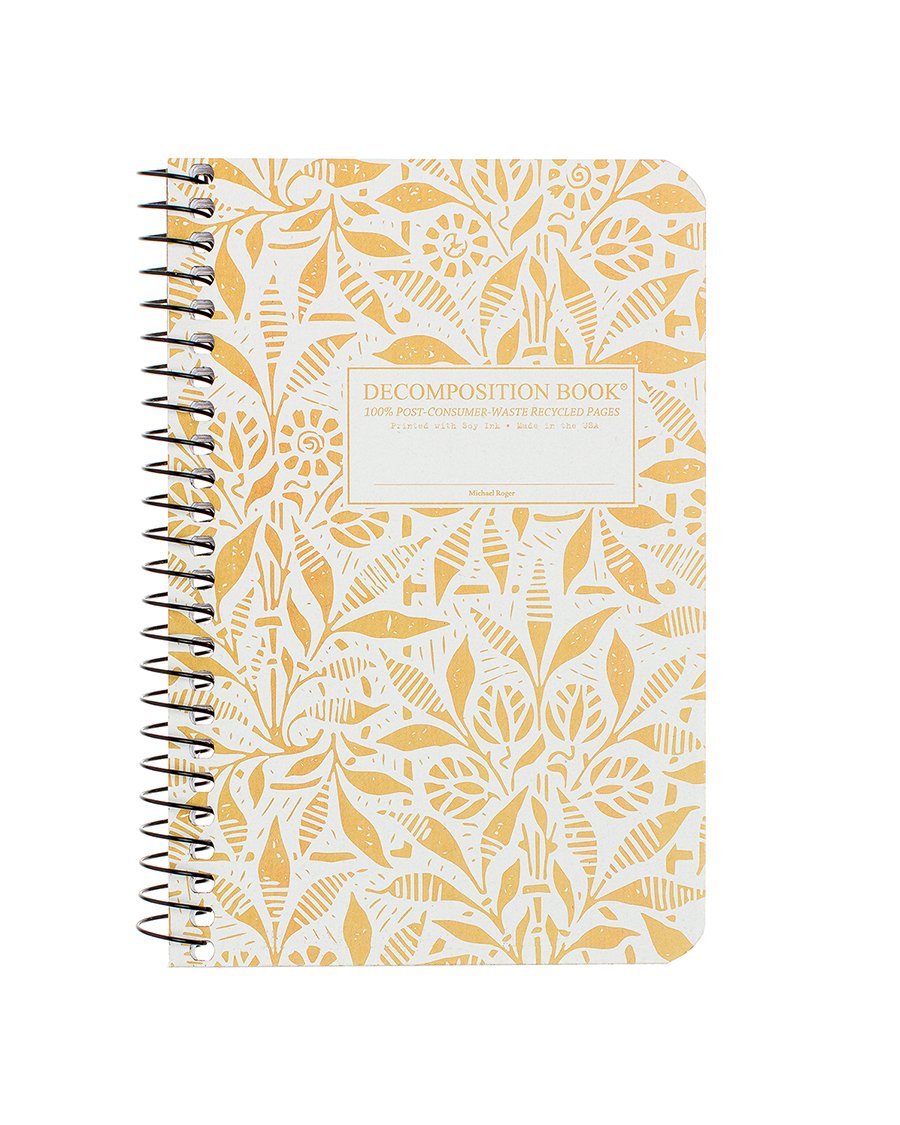 Decomposition Notebook - Pocket Spiral - Fields Of Plenty by Homeportonline