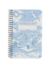 Decomposition Notebook - Pocket Spiral - Flying Sharks by Homeportonline