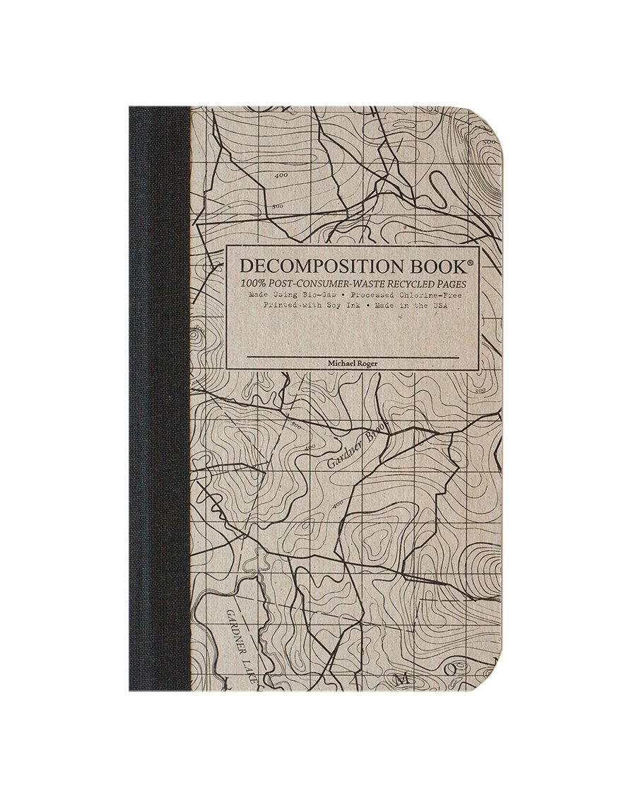 Decomposition Notebook - Pocket - Topomap Grid by Homeportonline