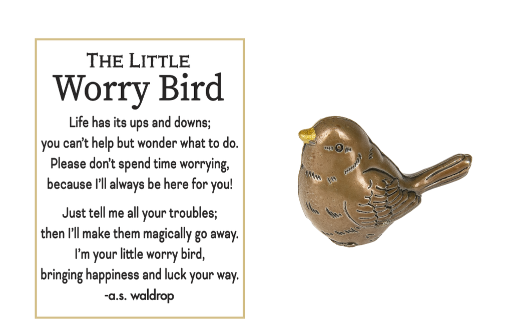 The Little Worry Bird Charm