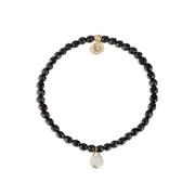 Posh Mini Beaded Bracelet | Black Onyx by elliparr