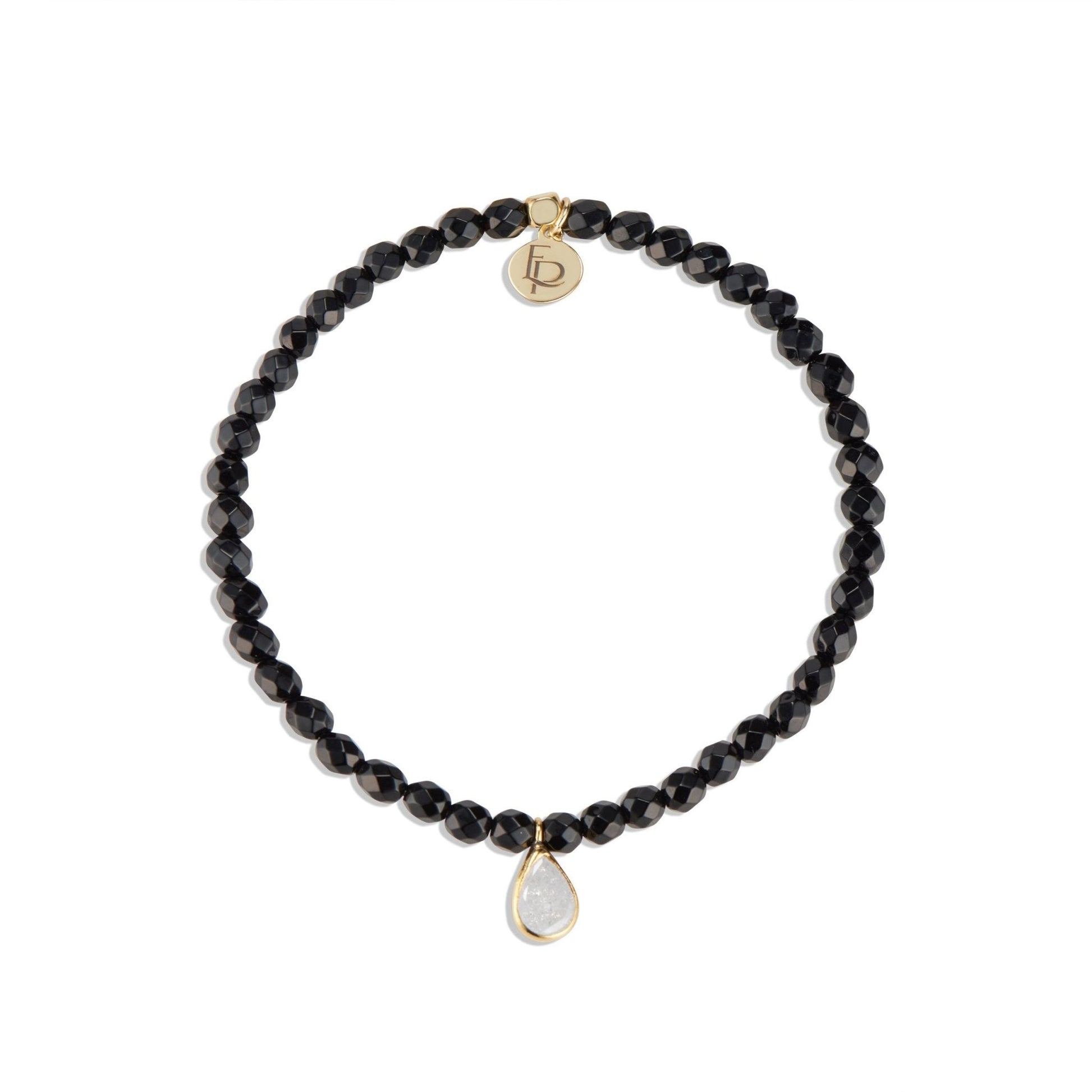 Posh Mini Beaded Bracelet | Black Onyx by elliparr