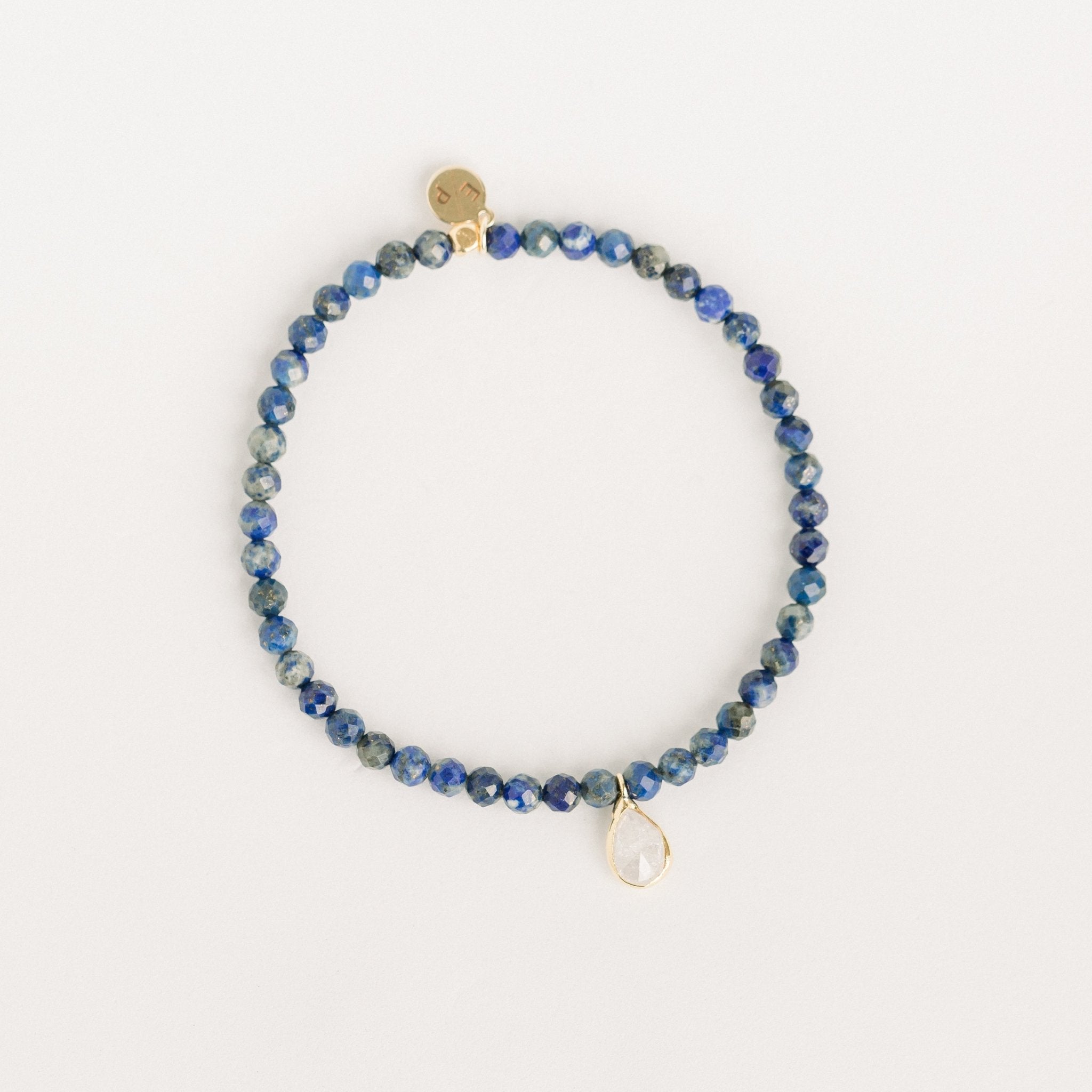 Posh Mini Beaded Bracelet | Lapis Lazuli by elliparr