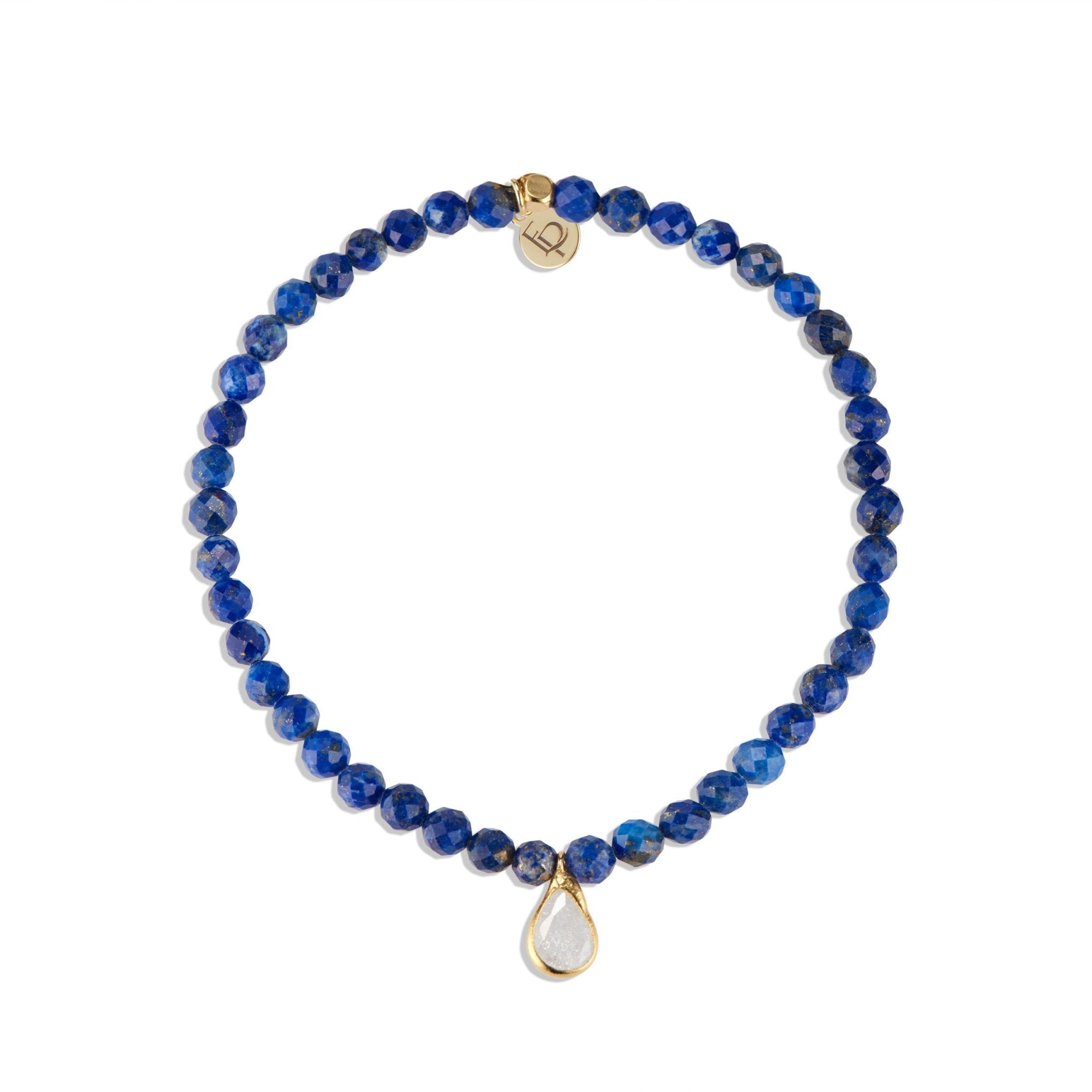 Posh Mini Beaded Bracelet | Lapis Lazuli by elliparr