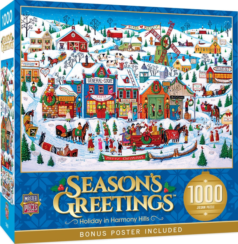 Holiday In Harmony Hills Puzzle - 1000 Pieces