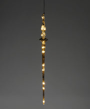 Glass LED Icicle Ornament