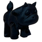 Barnyard Cow - Midnight Blue  Color