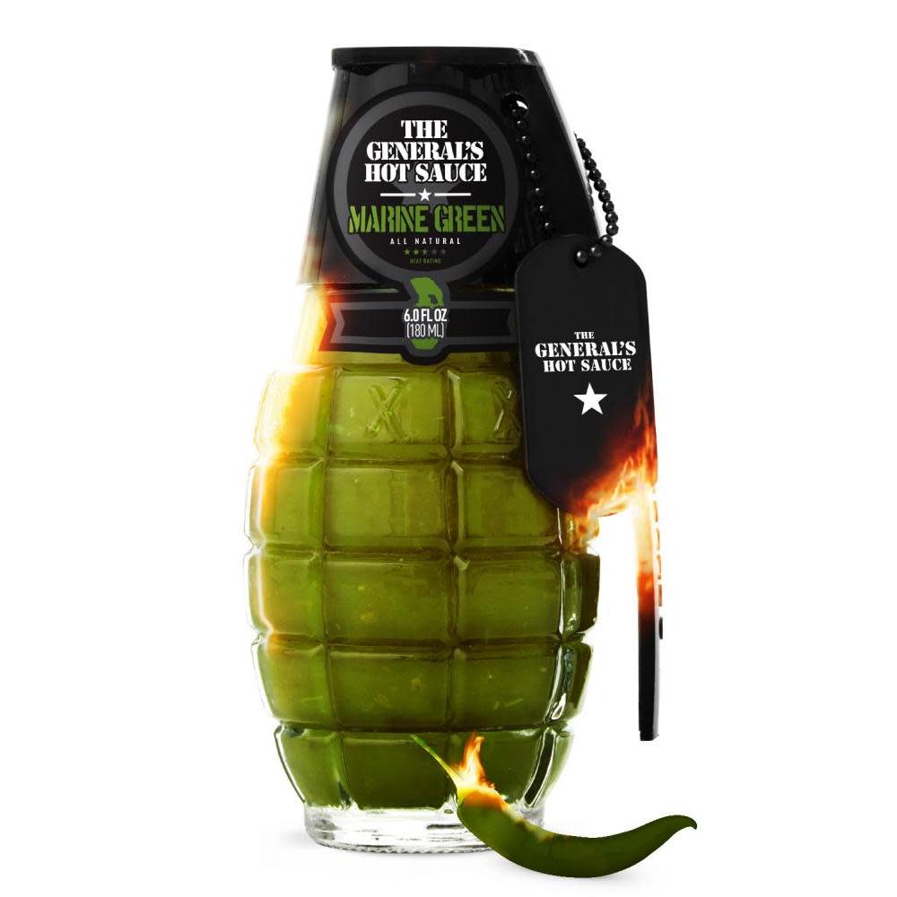 Grunt Green--The General's Hot Sauce (Marine Green) by Homeportonline