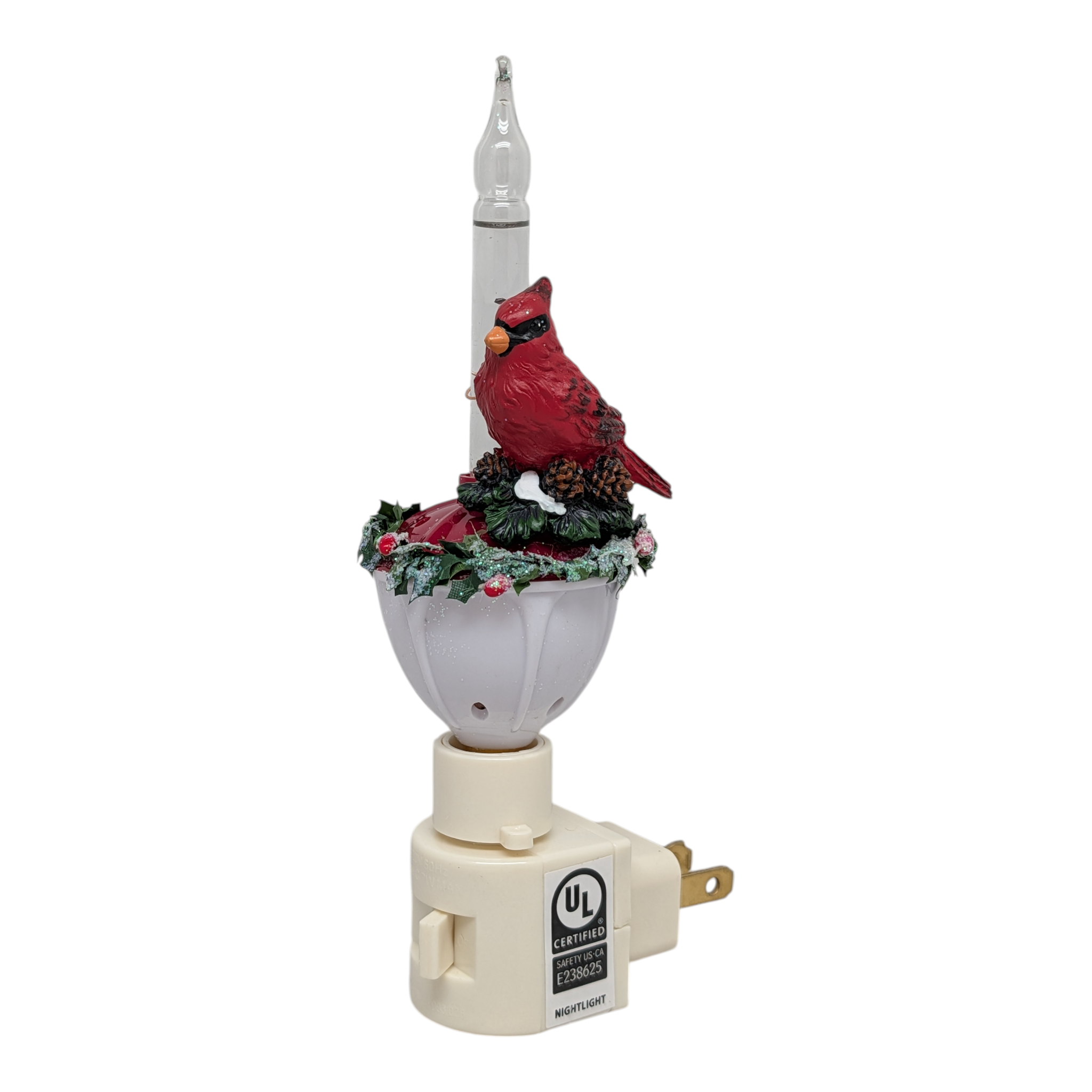 Cardinal Bubble Light Night Light