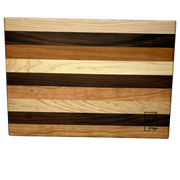 Vermont Artisan  Tri Color Routed Cutting Board