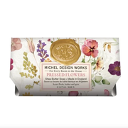 Pressed Flowers Large Bath Soap Bar