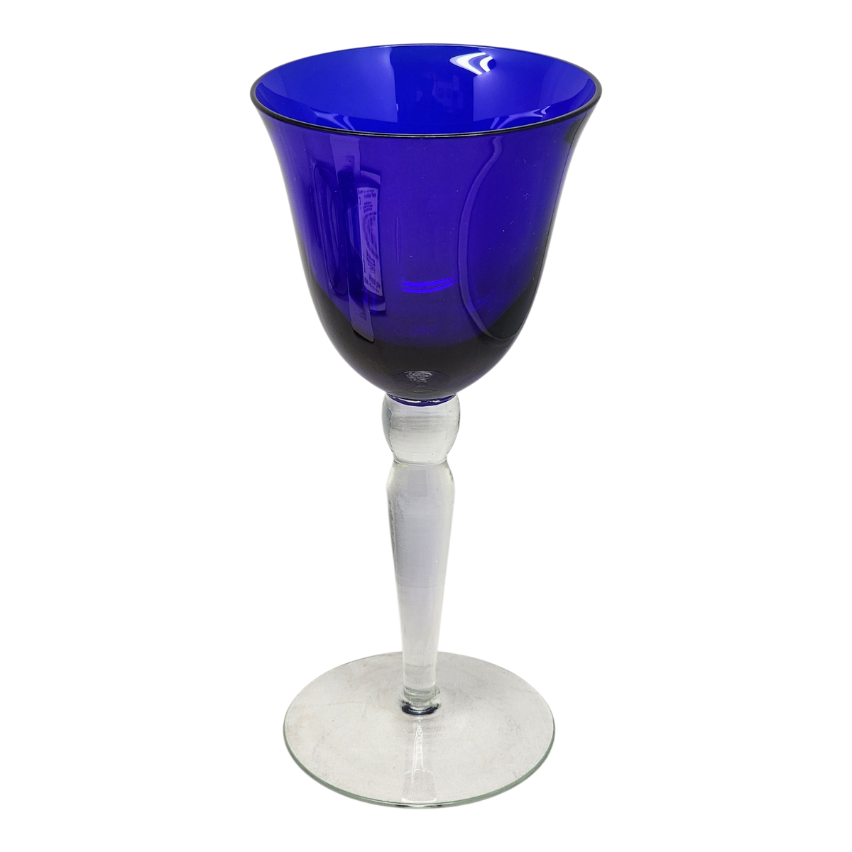 Elegant Cobalt Blue Wine Goblet