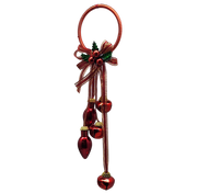 Jingle Bell Door Hanger - Red