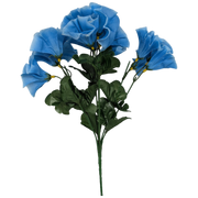15-Inch Faux Blue Petunia Bush