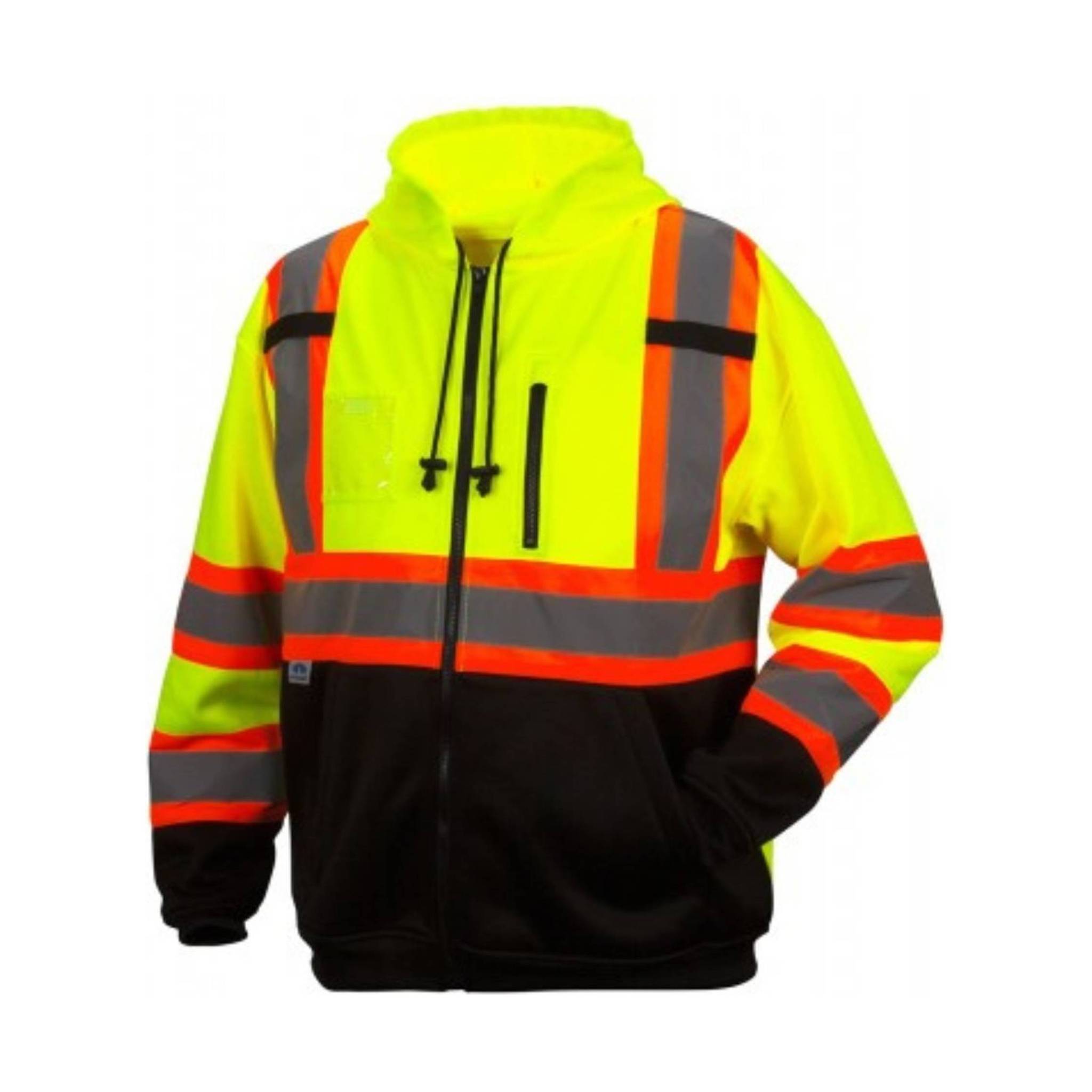 Pyramex Men's Series Hi-Viz Sweatshirt - Lime by Lenny's Shoe & Apparel