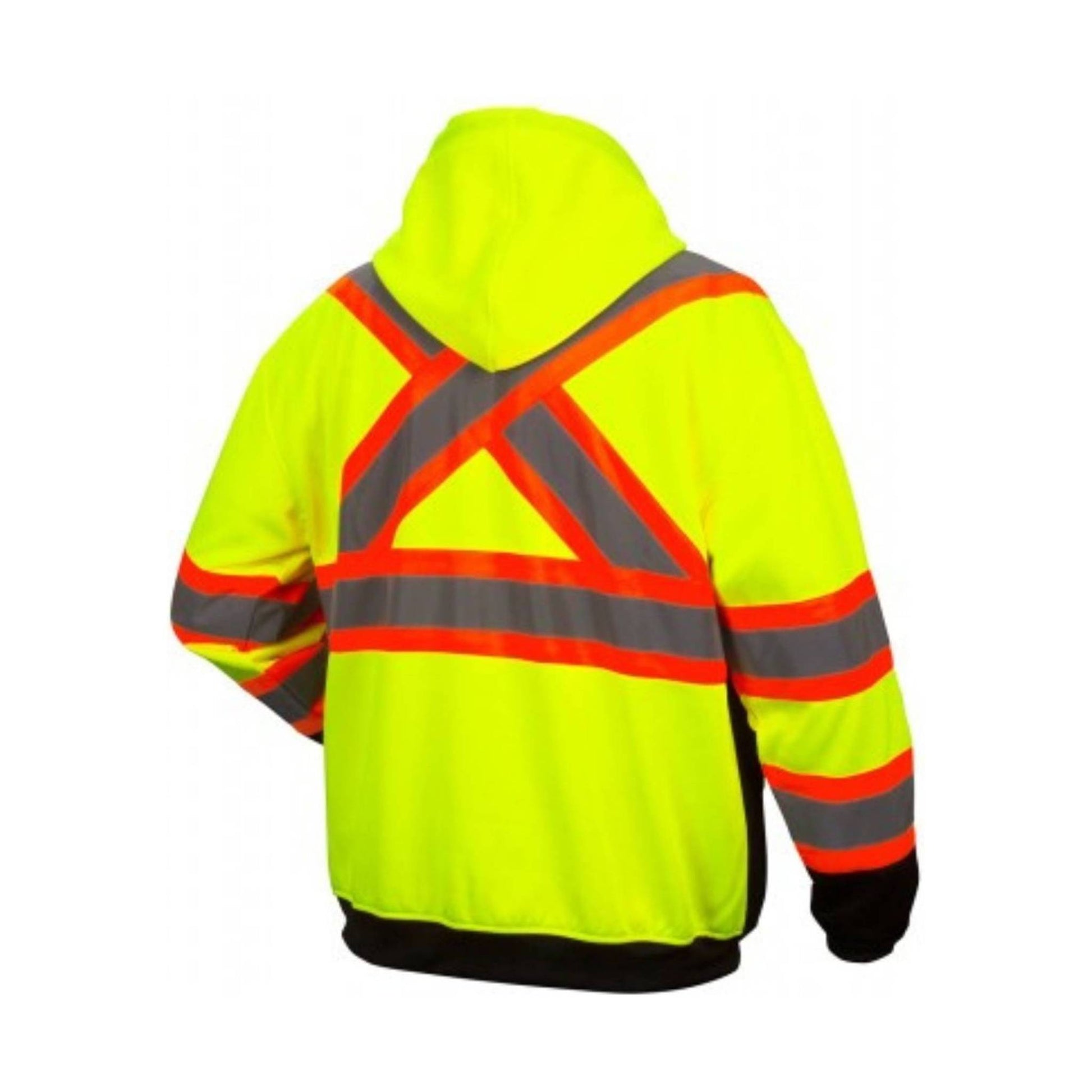 Pyramex Men's Series Hi-Viz Sweatshirt - Lime by Lenny's Shoe & Apparel