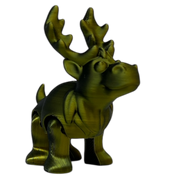 Bruce The Moose - Metallic Gold  Color