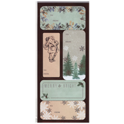 Foil Peel and Stick Gift tags - Sophisticated Botanical