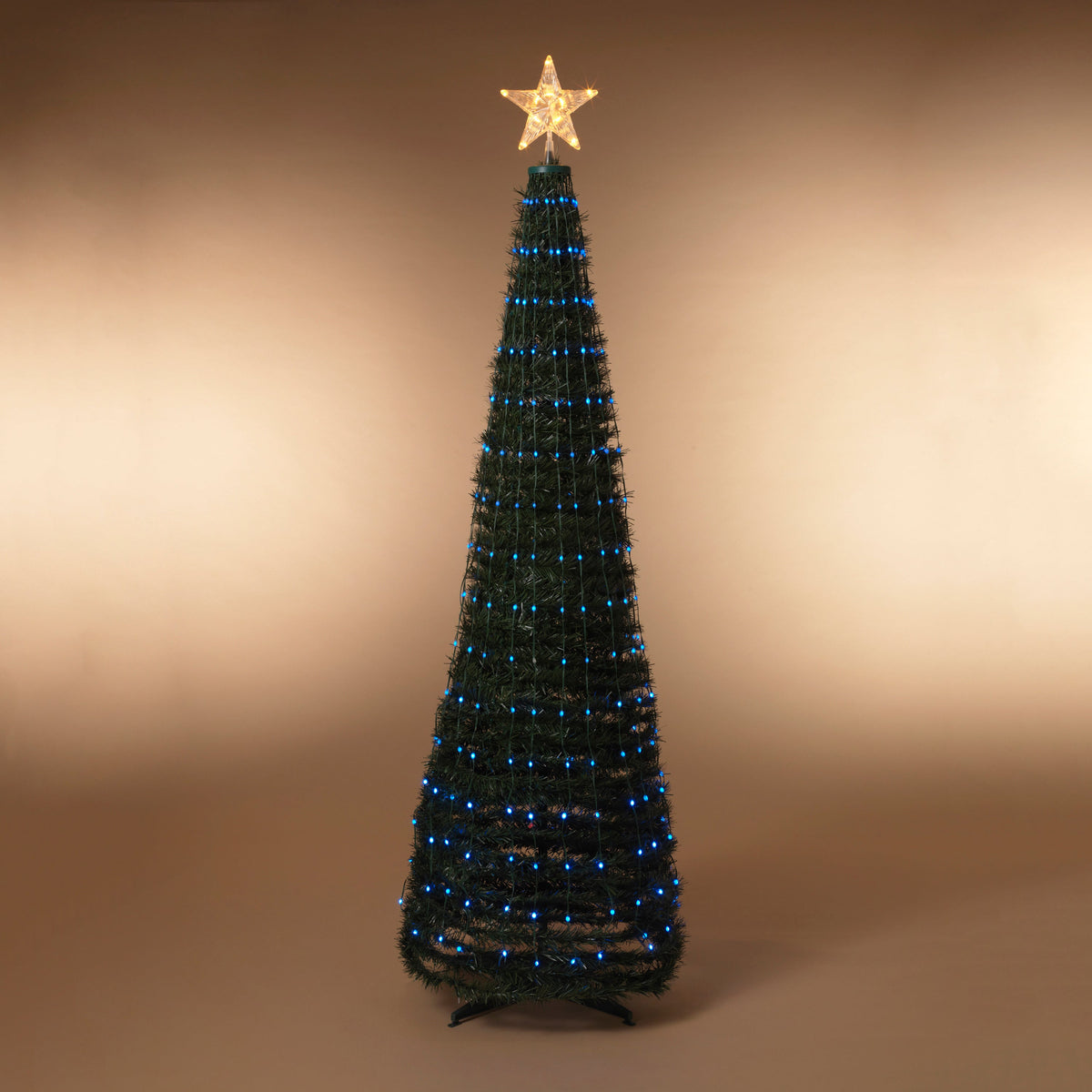 Steel Frame Pole Tree with Color Change LED Lighting - 6 Feet Tall
