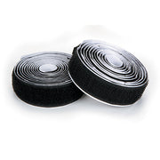 3/4 inch Adhesive Hook and Loop Tape Strip - Black - 5 feet
