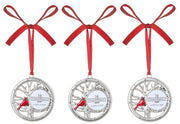 Memorial Cardinal Photo Ornament -